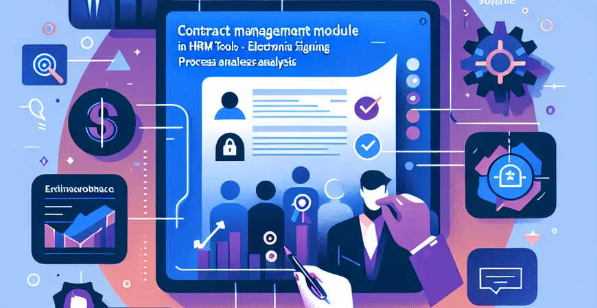 什么是 HRM 工具的「合同管理模块」？电子签流程解析